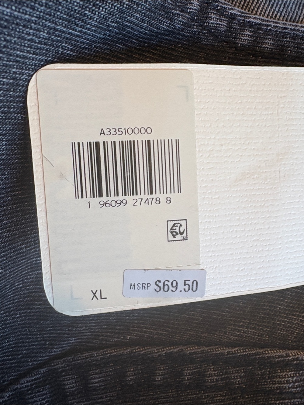 Levi's Black Washed Denim Button-Front Dress - Picture 5 of 5